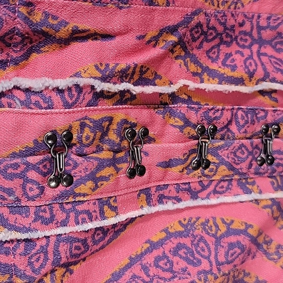 Nwot Free People Lights out corset Pink Extra Large - Picture 3 of 8